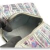 Square PM Rainbow Top Handle Bag in Alligator, Palladium hardware - Image 6