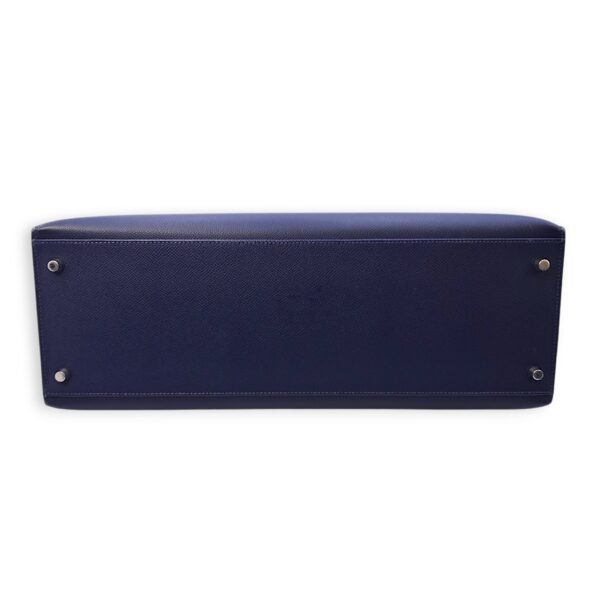Kelly Sellier 40 Blue Sapphire in Epsom, Palladium hardware - Image 7