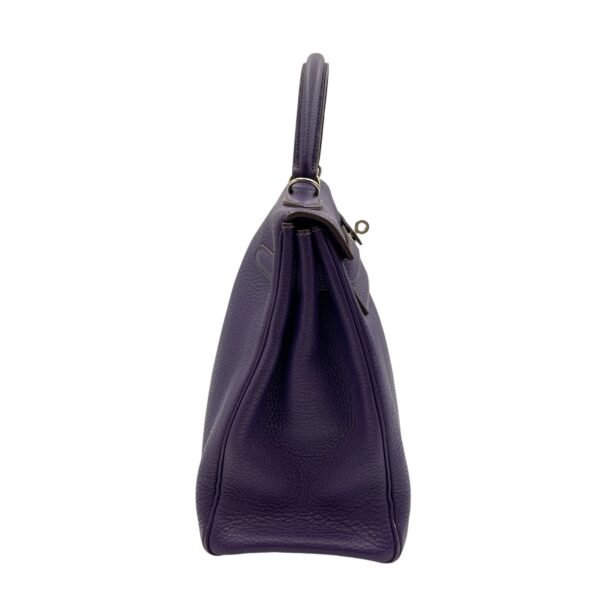 Kelly 32 Rose Pourpre in Togo, Palladium hardware - Image 3