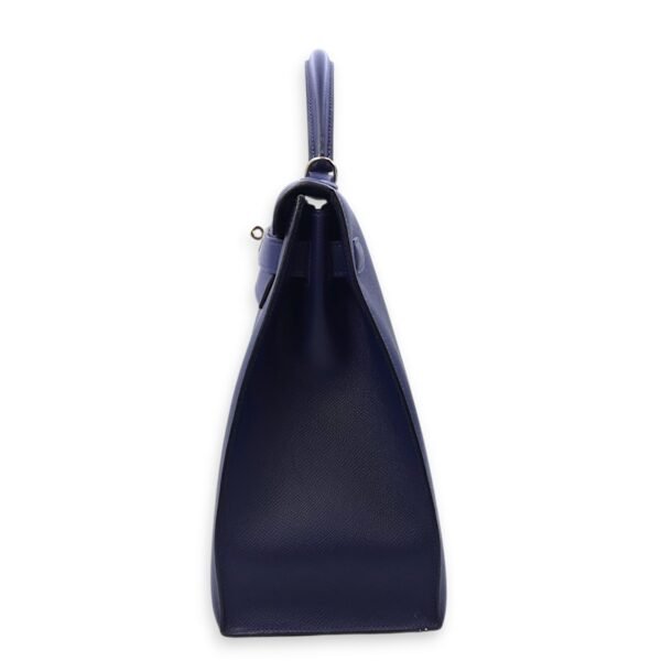 Kelly Sellier 40 Blue Sapphire in Epsom, Palladium hardware - Image 6