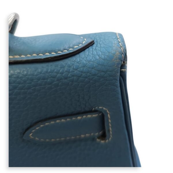 Kelly 32 Blue Jean in Togo, Palladium hardware - Image 2