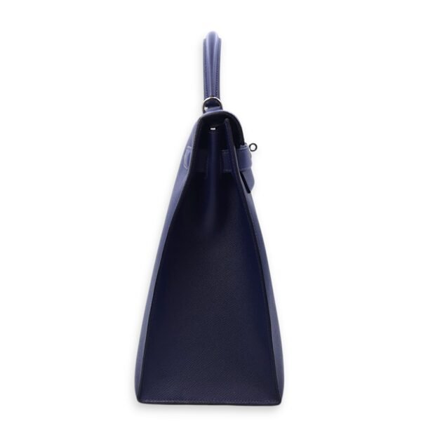 Kelly Sellier 40 Blue Sapphire in Epsom, Palladium hardware - Image 5