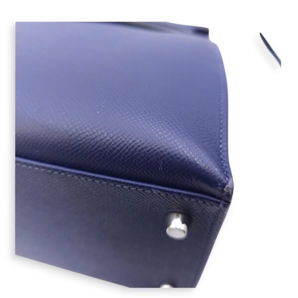 Kelly Sellier 40 Blue Sapphire in Epsom, Palladium hardware - Image 10
