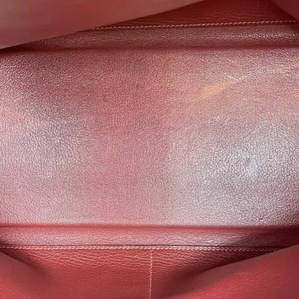 Kelly 35 Rouge H in Clemence, Palladium hardware - Image 6