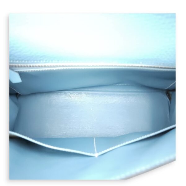 Kelly 32 Blue Jean in Togo, Palladium hardware - Image 9