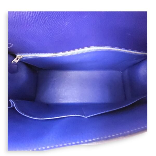 Kelly Sellier 40 Blue Sapphire in Epsom, Palladium hardware - Image 8