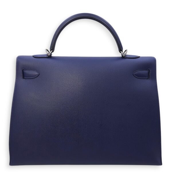Kelly Sellier 40 Blue Sapphire in Epsom, Palladium hardware - Image 2
