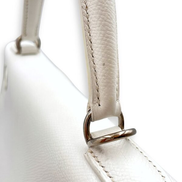 Kelly 28 Blanc & Blue Jean in Epsom, Palladium hardware - Image 8
