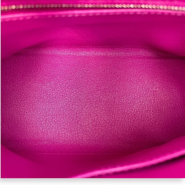 Kelly 25 Rose Pourpre in Togo, Palladium hardware - Image 6