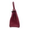 Kelly 25 Rouge Grenat in Togo, Palladium hardware - Image 4