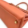 Kelly 32 Crevette in Clemence, Gold hardware - Image 7