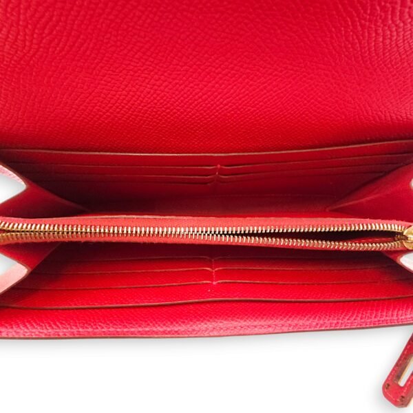 Kelly Long Rouge Casaque in Epsom, Gold hardware - Image 8