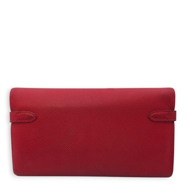 Kelly Long Rouge Casaque in Epsom, Gold hardware - Image 4