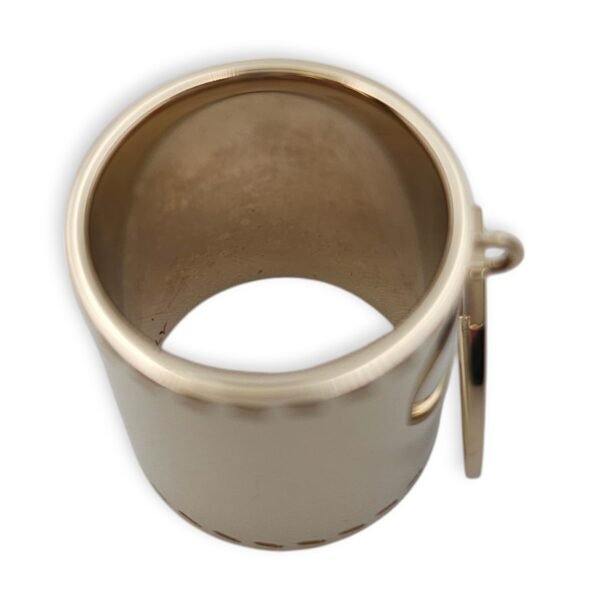 Stirrup Scarf Gold Ring in, Gold hardware - Image 3