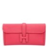 Jige Elan Rose Azalee Pouch in Epsom