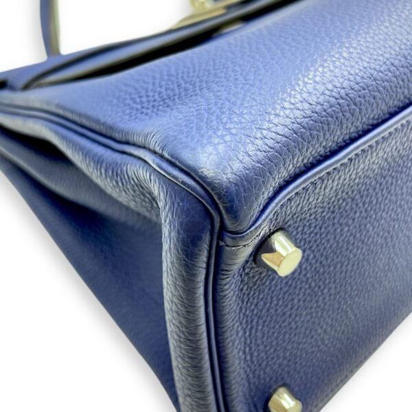 Kelly 32 Blue Electric in Togo, Palladium hardware - Image 7
