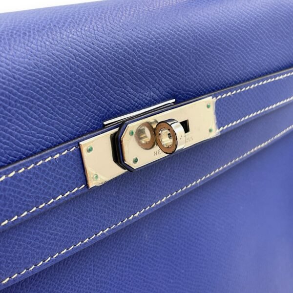 Kelly Candy 32 Blue Electric/ Blue Mykonos in Epsom, Palladium hardware - Image 7