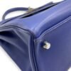 Kelly Candy 32 Blue Electric/ Blue Mykonos in Epsom, Palladium hardware - Image 9