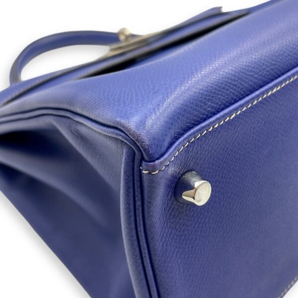 Kelly Candy 32 Blue Electric/ Blue Mykonos in Epsom, Palladium hardware - Image 9
