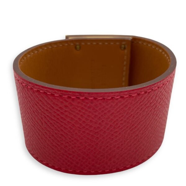 Kelly Dog Bracelet S Red Bracelet in Epsom, Gold Hardware hardware - Image 2