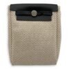 Herbag TPM 2 in 1 Black/Ecru in Toile/Vache hunter, Palladium hardware