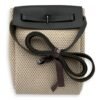 Herbag TPM 2 in 1 Black/Ecru in Toile/Vache hunter, Palladium hardware - Image 2