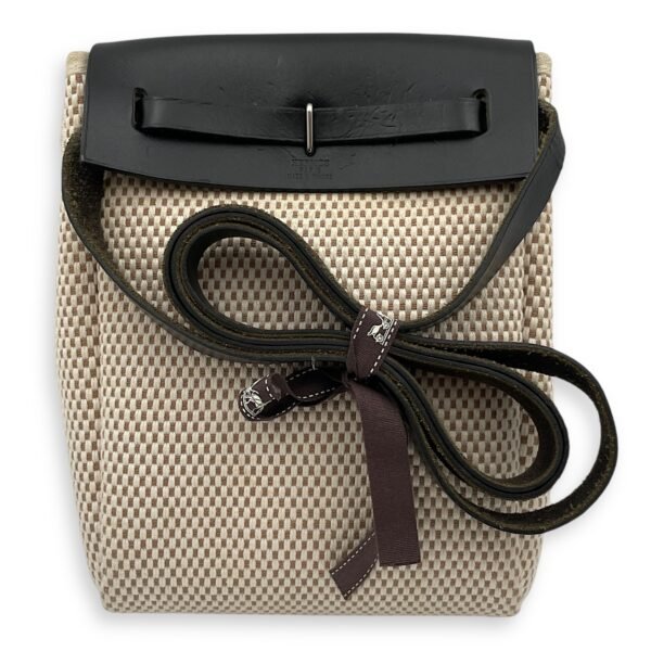 Herbag TPM 2 in 1 Black/Ecru in Toile/Vache hunter, Palladium hardware - Image 2