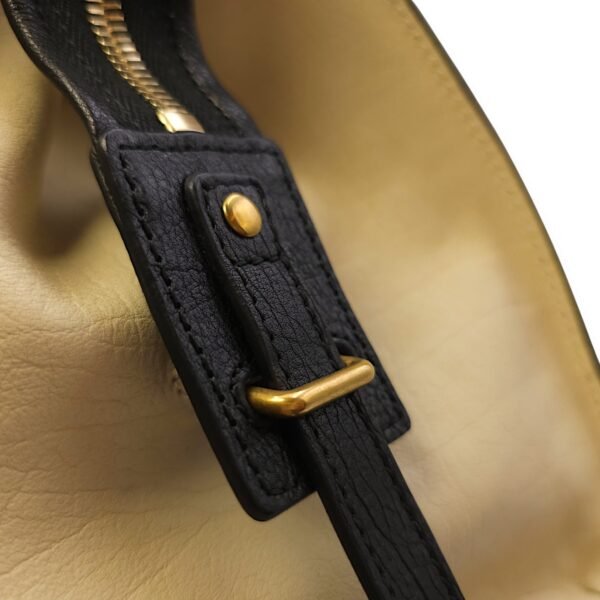 Chys Cabas 36x23x18cm Cream, beige, brown, black Top Handle Bag in Python, calf, Gold hardware - Image 8