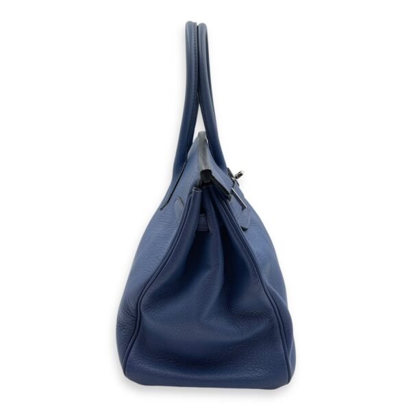 Birkin 30 Blue Brighton in Clemence, Palladium hardware - Image 3