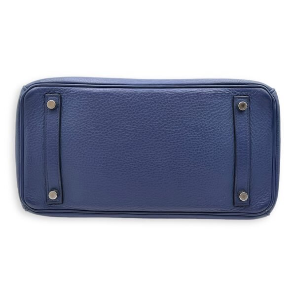 Birkin 30 Blue Brighton in Clemence, Palladium hardware - Image 5
