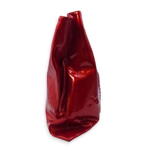 Bon Bon Embellished CC Red Tote Bag in Patent Leather, Palladium hardware - Image 4