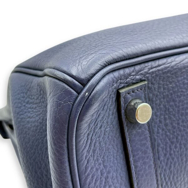 Birkin 30 Blue Brighton in Clemence, Palladium hardware - Image 8