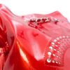 Bon Bon Embellished CC Red Tote Bag in Patent Leather, Palladium hardware - Image 10
