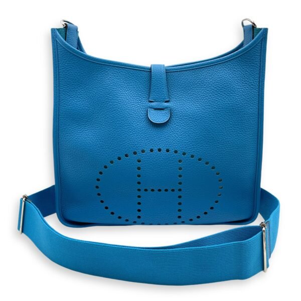 Evelyne III GM Blue Zanzibar in Clemence, Palladium hardware - Image 7