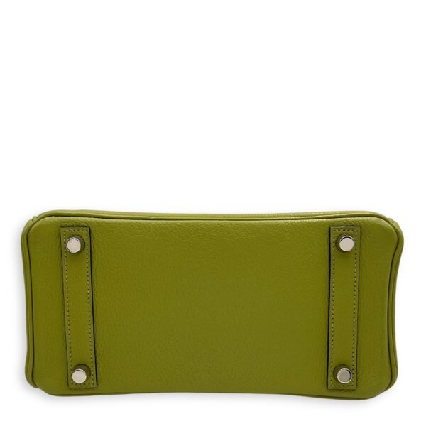 Birkin 25 Vert Anis in Chevre Mysore, Palladium hardware - Image 5