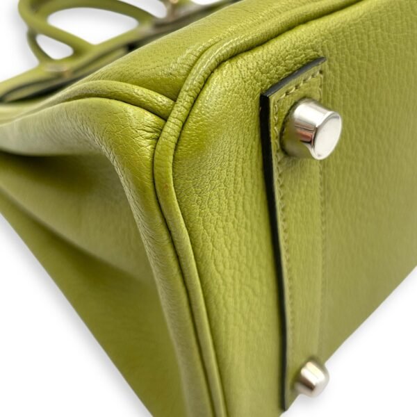 Birkin 25 Vert Anis in Chevre Mysore, Palladium hardware - Image 7
