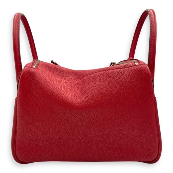 Lindy 30 Rouge Casaque in Clemence, Palladium hardware - Image 2