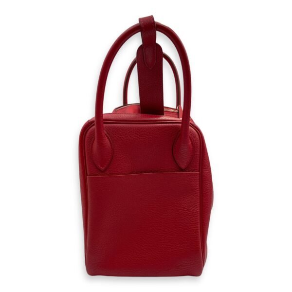Lindy 30 Rouge Casaque in Clemence, Palladium hardware - Image 3