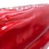 Bon Bon Embellished CC Red Tote Bag in Patent Leather, Palladium hardware - Image 9