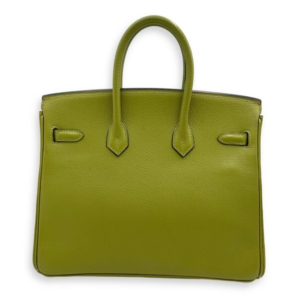 Birkin 25 Vert Anis in Chevre Mysore, Palladium hardware - Image 2