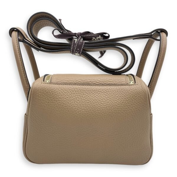 Lindy Mini Trench in Clemence, Gold hardware - Image 2