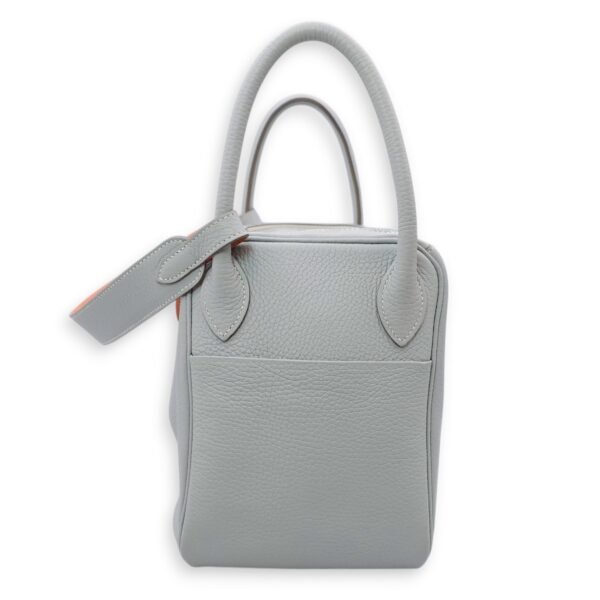 Lindy 30 Gris Perle/Crevette in Clemence, Palladium hardware - Image 3