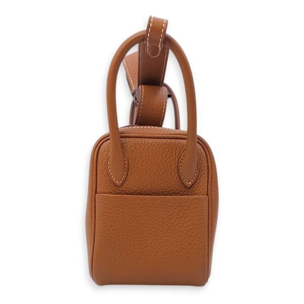 Lindy Mini Gold in Clemence, Gold hardware - Image 3