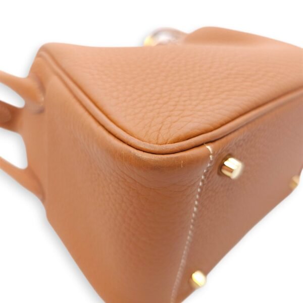 Lindy Mini Gold in Clemence, Gold hardware - Image 8