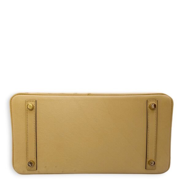 Birkin 30 Parchemin in Ostrich, Gold hardware - Image 7