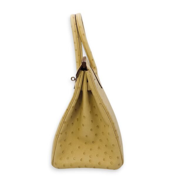 Birkin 30 Parchemin in Ostrich, Palladium hardware - Image 4