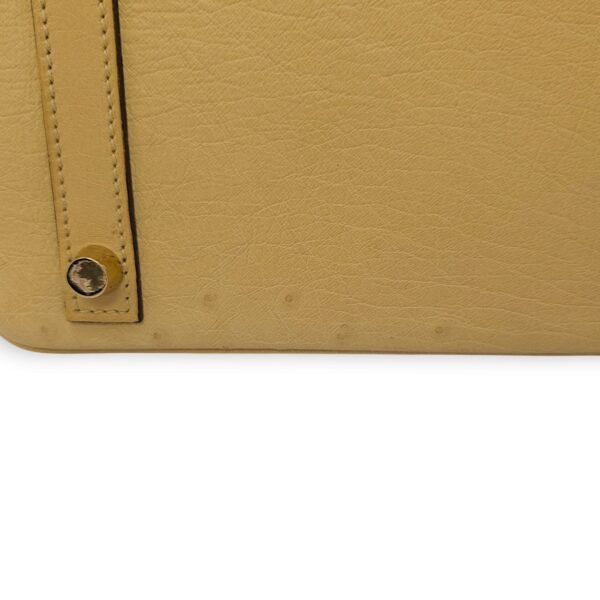 Birkin 30 Parchemin in Ostrich, Gold hardware - Image 9