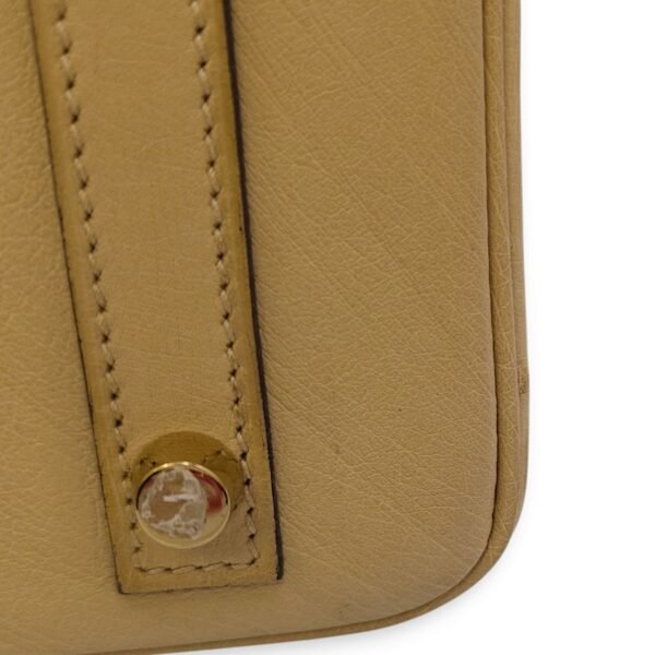 Birkin 30 Parchemin in Ostrich, Gold hardware - Image 10