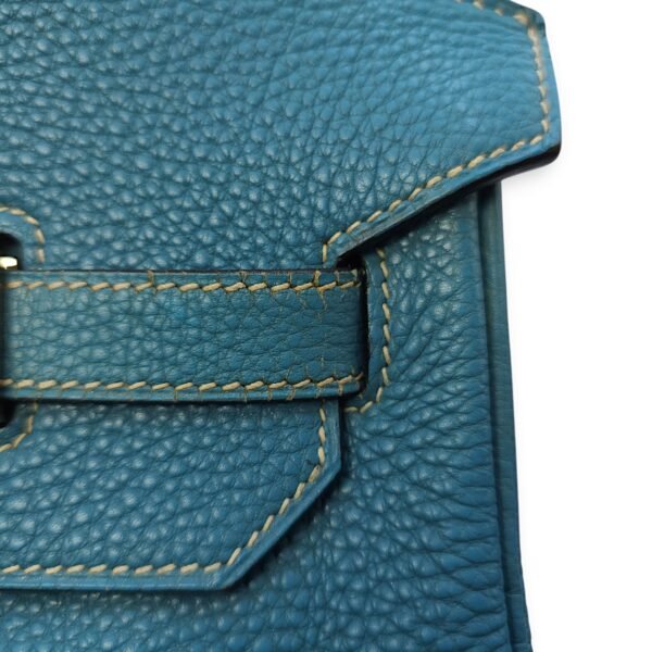 Birkin 40 Blue Jean in Togo, Palladium hardware - Image 11