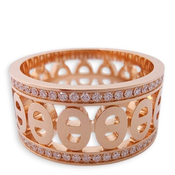 Chaine D'ancre Divine 53 Ring in 18K Rose Gold - Image 2